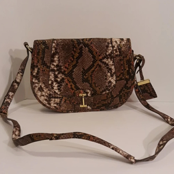 Nine West Snake Skin Crossbody - Picture 1 of 7